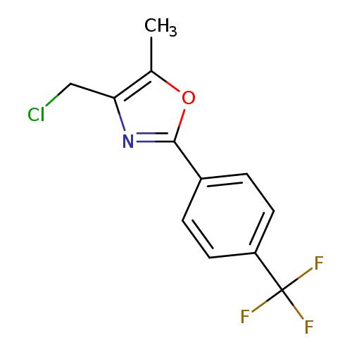 2-(4-Trifluoromethylphenyl)-4-chloromethyl-5-methyloxazole