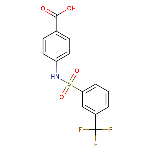 4-(([3-(Trifluoromethyl)phenyl]sulfonyl)amino)benzoic acid