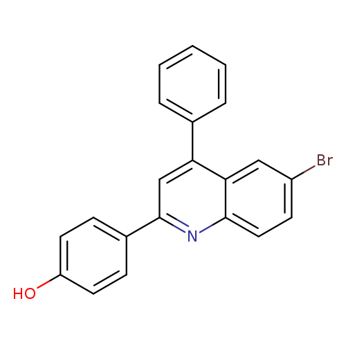 4-(6-bromo-4-phenylquinolin-2-yl)phenol