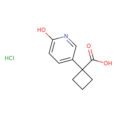 1-(6-hydroxypyridin-3-yl)cyclobutane-1-carboxylicacidhydrochloride