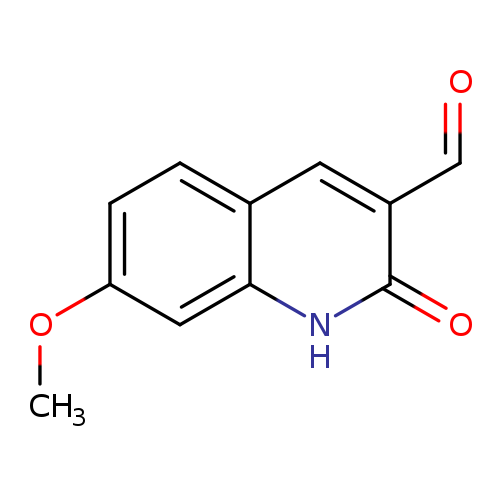3-QUINOLINECARBOXALDEHYDE, 1,2-DIHYDRO-7-METHOXY-2-OXO-