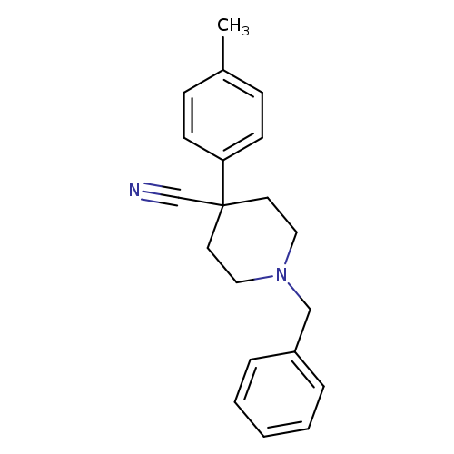 1-benzyl-4-(4-methylphenyl)piperidine-4-carbonitrile