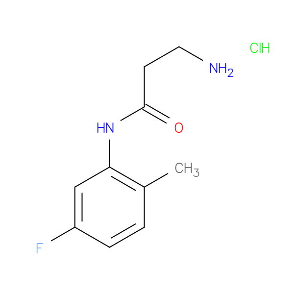 N~1~-(5-fluoro-2-methylphenyl)-beta-alaninamide hydrochloride