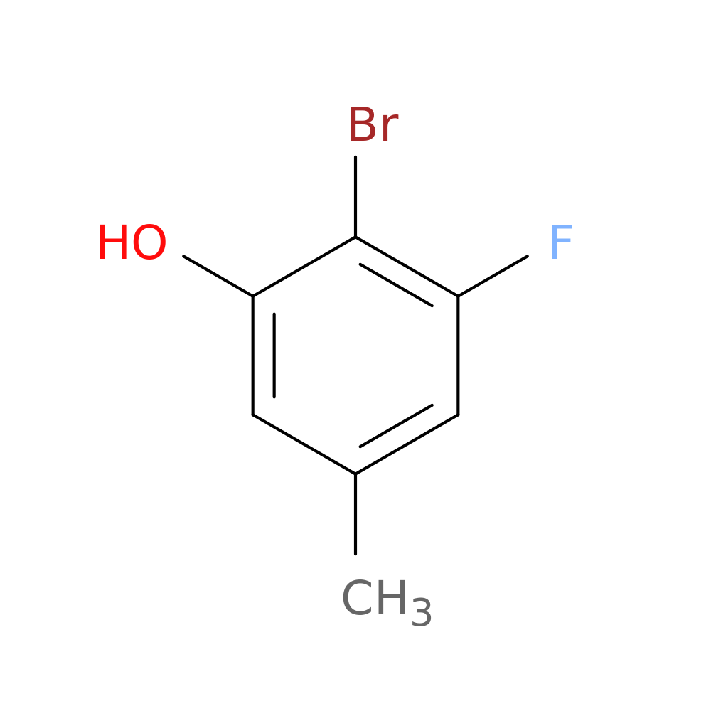 2-Bromo-3-fluoro-5-methylphenol