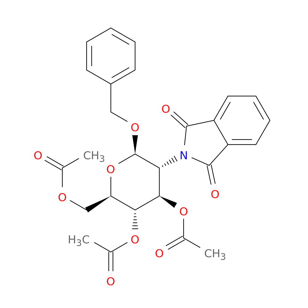 (2R,3S,4R,5R,6R)-2-(Acetoxymethyl)-6-(benzyloxy)-5-(1,3-dioxoisoindolin-2-yl)tetrahydro-2H-pyran-3,4-diyl diacetate