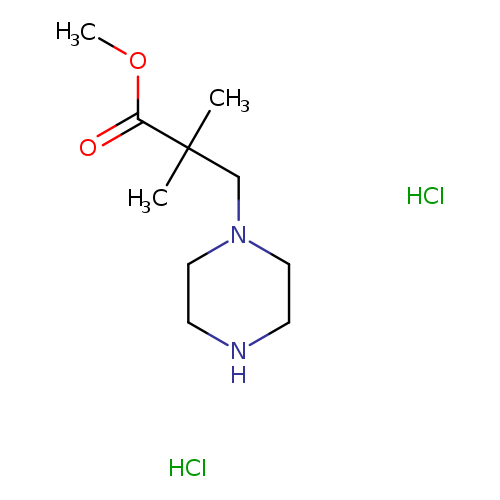 2,2-Dimethyl-3-piperazin-1-yl-propionic acid methyl ester dihydrochloride