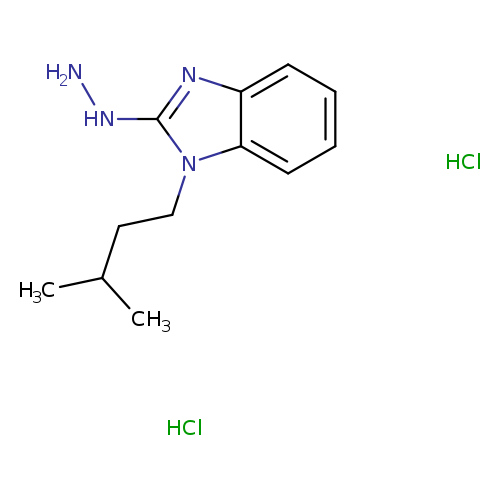 2-hydrazino-1-(3-methylbutyl)-1H-benzimidazole dihydrochloride