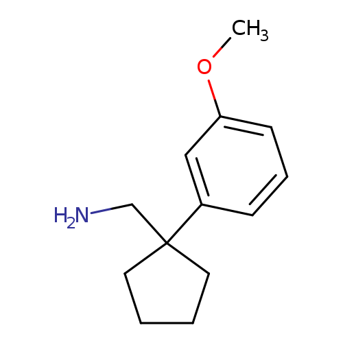 [1-(3-methoxyphenyl)cyclopentyl]methanamine