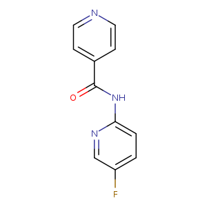 N-(5-fluoropyridin-2-yl)pyridine-4-carboxamide