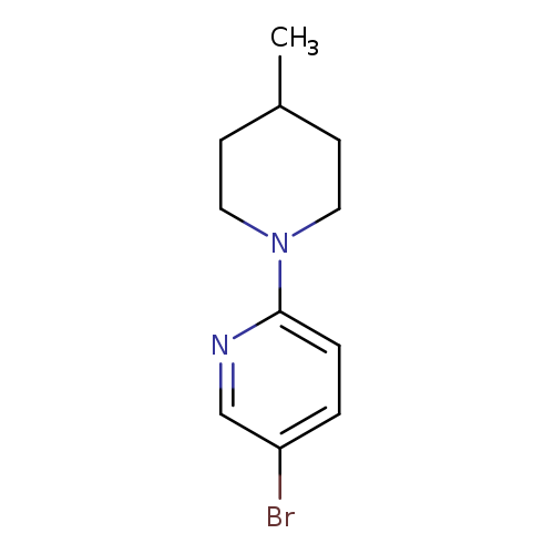 5-Bromo-2-(4-methylpiperidino)pyridine
