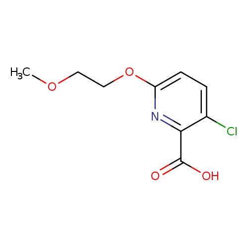 3-Chloro-6-(2-methoxyethoxy)pyridine-2-carboxylic acid