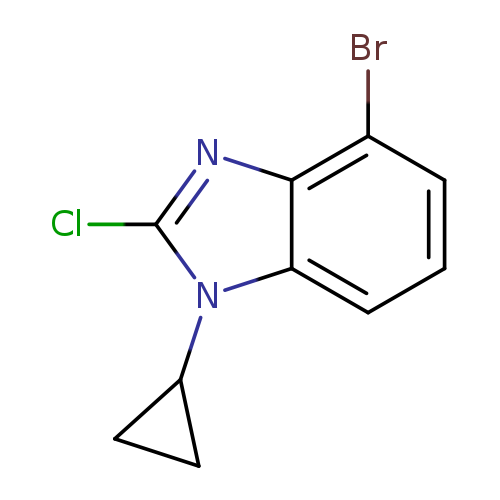 4-BROMO-2-CHLORO-1-CYCLOPROPYL-1H-BENZO[D]IMIDAZOLE