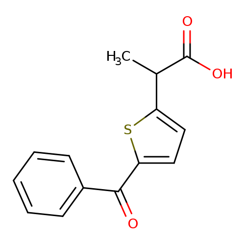 2-[5-(Phenylcarbonyl)-2-thienyl]propanoic acid