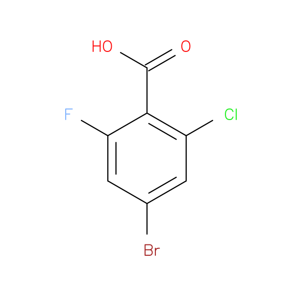 4-Bromo-2-chloro-6-fluorobenzoic acid
