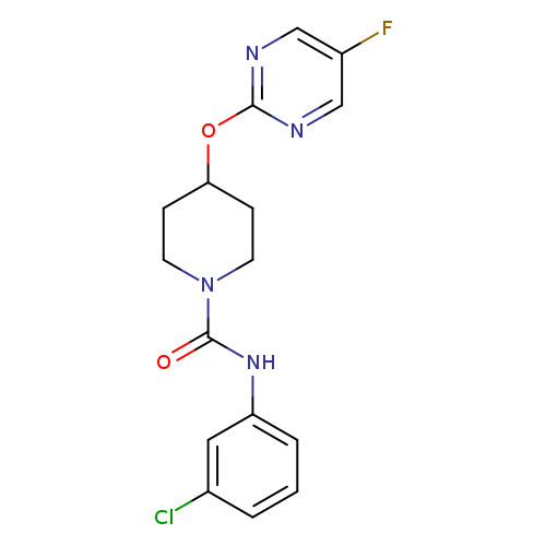N-(3-chlorophenyl)-4-[(5-fluoropyrimidin-2-yl)oxy]piperidine-1-carboxamide
