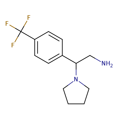 2-Pyrrolidinyl-2-[4-(trifluoromethyl)phenyl]ethylamine