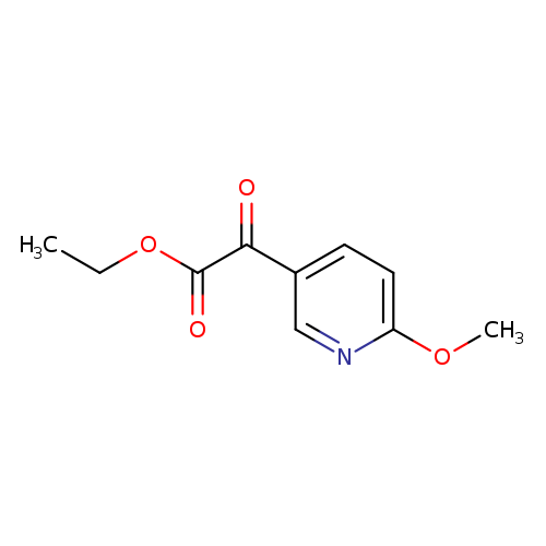 3-Pyridineacetic acid, 6-methoxy-α-oxo-, ethyl ester