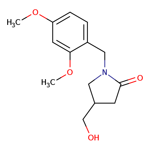 1-[(2,4-Dimethoxyphenyl)methyl]-4-(hydroxymethyl)pyrrolidin-2-one