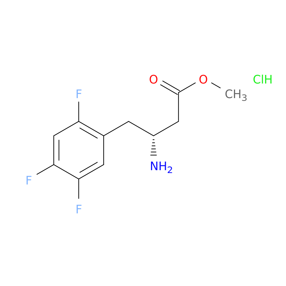 (R)-Methyl 3-amino-4-(2,4,5-trifluorophenyl)butanoate hydrochloride