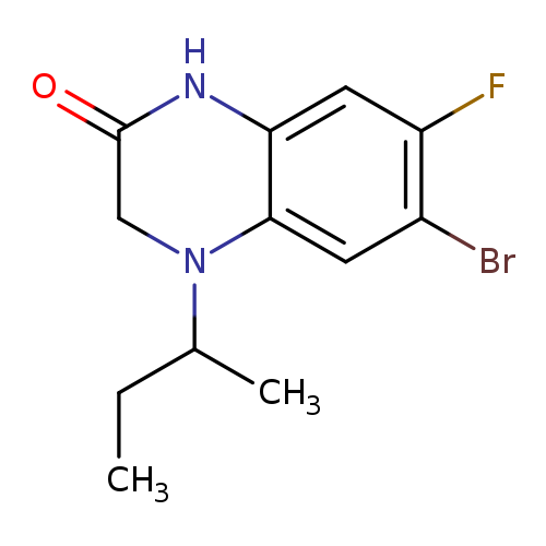 6-bromo-4-(butan-2-yl)-7-fluoro-1,2,3,4-tetrahydroquinoxalin-2-one