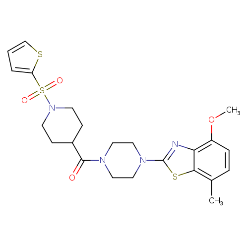 4-methoxy-7-methyl-2-{4-[1-(thiophene-2-sulfonyl)piperidine-4-carbonyl]piperazin-1-yl}-1,3-benzothiazole