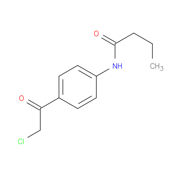 N-[4-(2-chloroacetyl)phenyl]butanamide