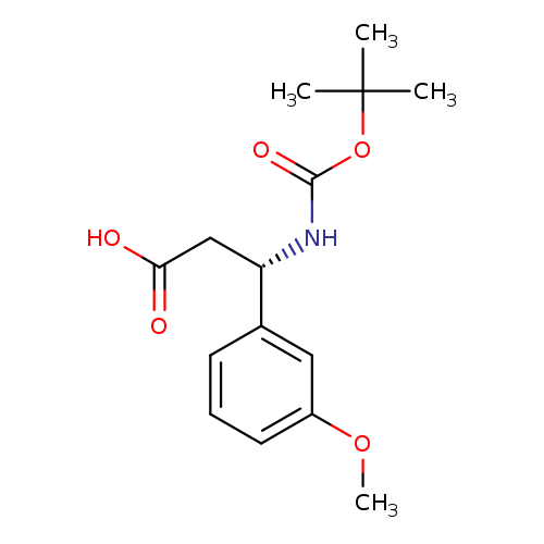 (S)-3-((tert-Butoxycarbonyl)amino)-3-(3-methoxyphenyl)propanoic acid