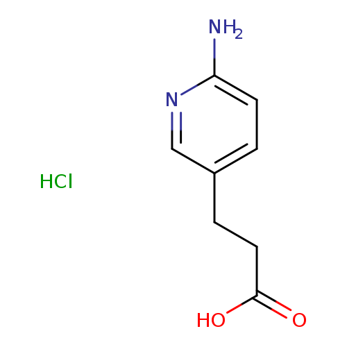 3-(6-aminopyridin-3-yl)propanoic acid hydrochloride