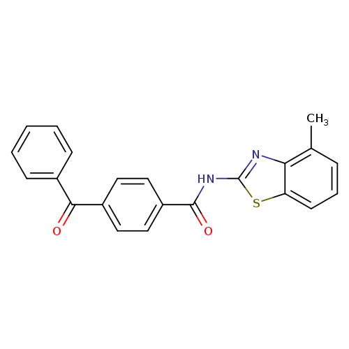 4-benzoyl-N-(4-methyl-1,3-benzothiazol-2-yl)benzamide