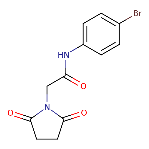 N-(4-bromophenyl)-2-(2,5-dioxopyrrolidin-1-yl)acetamide