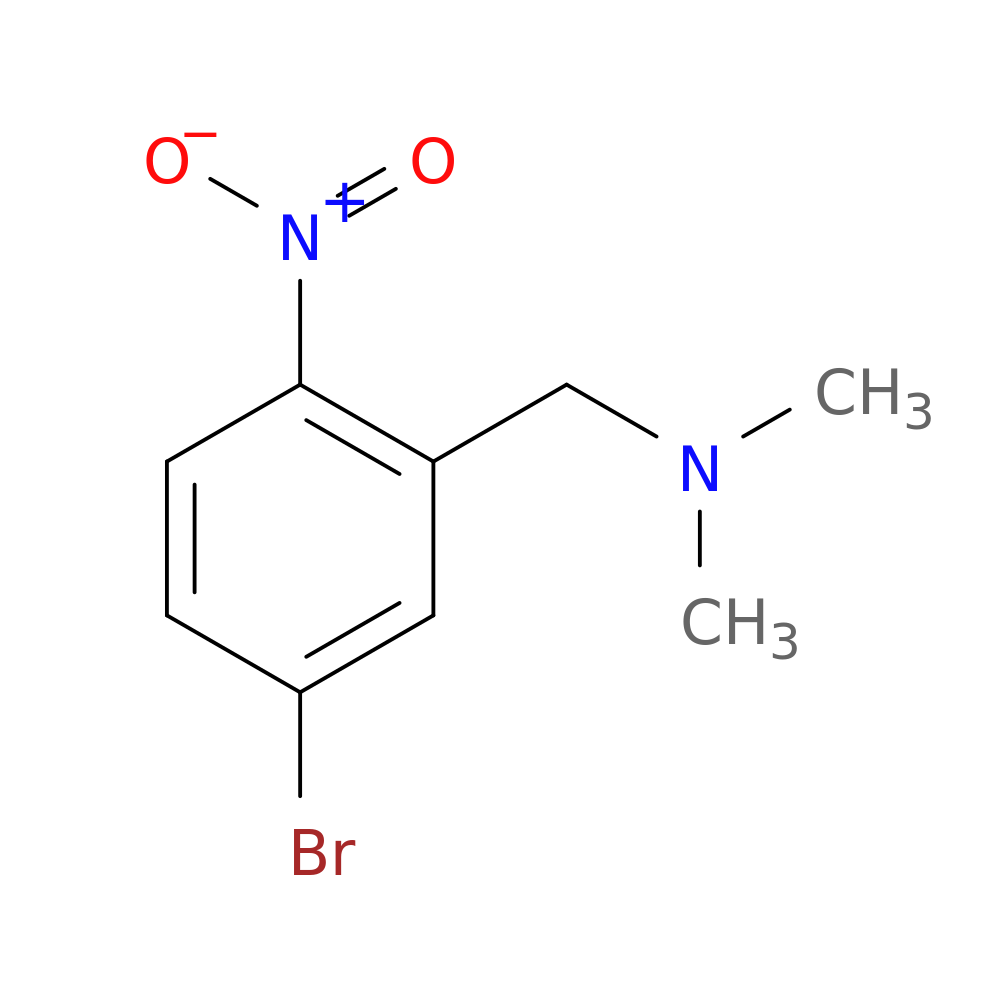 N,N-Dimethyl 5-bromo-2-nitrobenzylamine