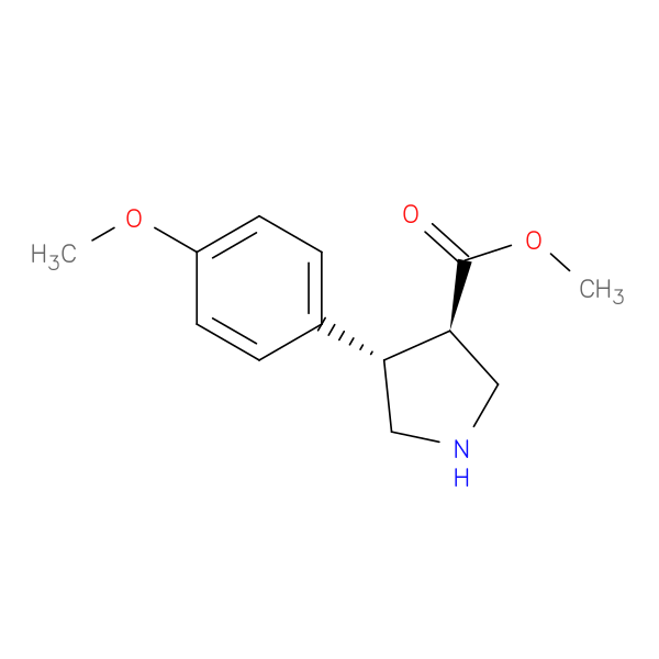 trans-Methyl 4-(4-methoxyphenyl)pyrrolidine-3-carboxylate