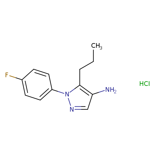 1-(4-fluorophenyl)-5-propyl-1H-pyrazol-4-amine hydrochloride