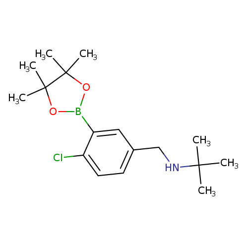 5-(N-t-Butylaminomethyl)-2-chlorophenylboronic acid, pinacol ester