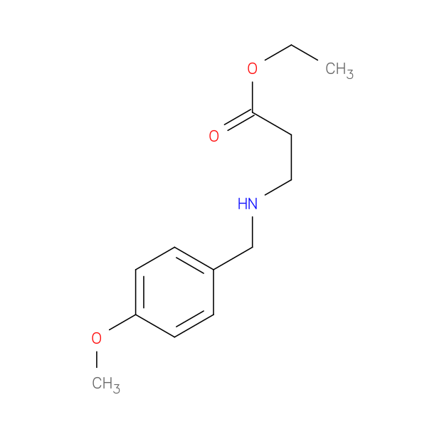 ethyl 3-{[(4-methoxyphenyl)methyl]amino}propanoate