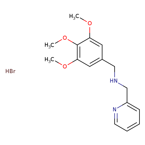 (2-pyridinylmethyl)(3,4,5-trimethoxybenzyl)amine hydrobromide
