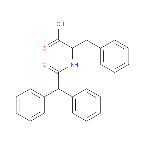 2-(2,2-diphenylacetamido)-3-phenylpropanoic acid