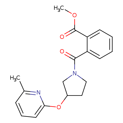 methyl 2-{3-[(6-methylpyridin-2-yl)oxy]pyrrolidine-1-carbonyl}benzoate