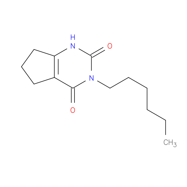 3-hexyl-1H,2H,3H,4H,5H,6H,7H-cyclopenta[d]pyrimidine-2,4-dione