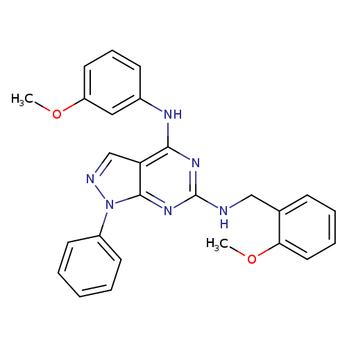 N4-(3-methoxyphenyl)-N6-[(2-methoxyphenyl)methyl]-1-phenyl-1H-pyrazolo[3,4-d]pyrimidine-4,6-diamine