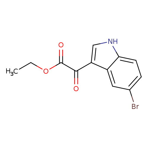 1H-Indole-3-acetic acid, 5-bromo-α-oxo-, ethyl ester