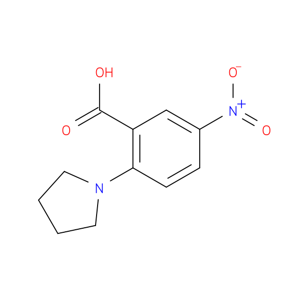 5-Nitro-2-(pyrrolidin-1-yl)benzoic acid