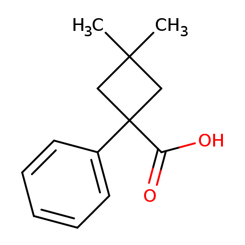 3,3-Dimethyl-1-phenylcyclobutane-1-carboxylic acid