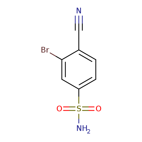 3-bromo-4-cyanobenzene-1-sulfonamide