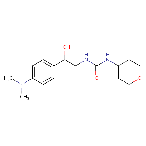3-{2-[4-(dimethylamino)phenyl]-2-hydroxyethyl}-1-(oxan-4-yl)urea