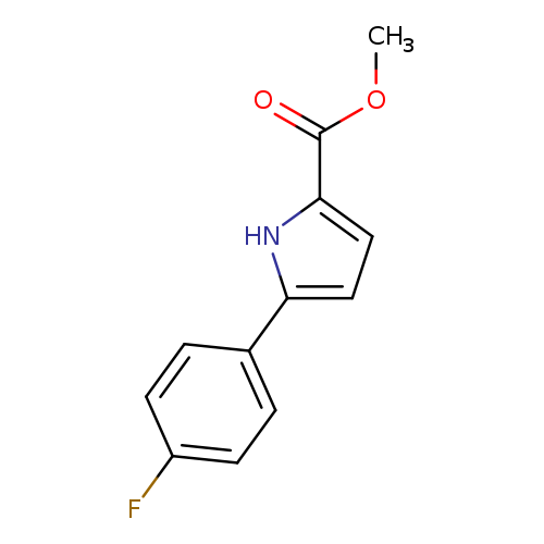 methyl 5-(4-fluorophenyl)-1H-pyrrole-2-carboxylate