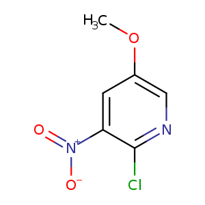 Pyridine, 2-chloro-5-methoxy-3-nitro-