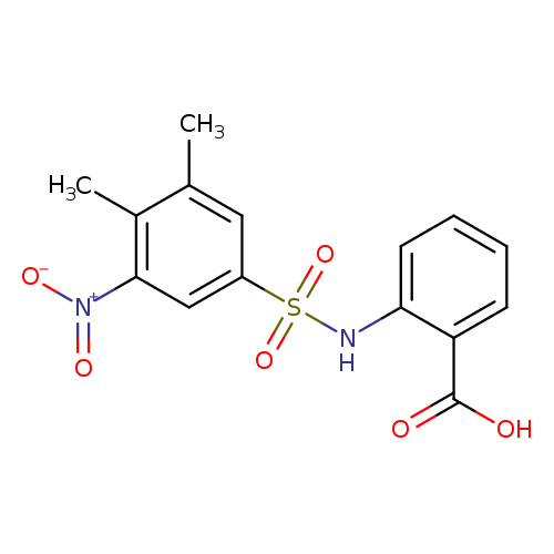 2-(3,4-Dimethyl-5-nitrophenylsulfonamido)benzoic acid