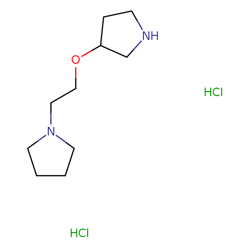 1-[2-(pyrrolidin-3-yloxy)ethyl]pyrrolidine dihydrochloride