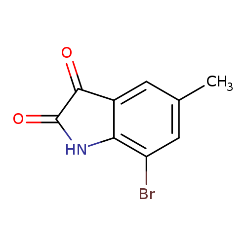 1H-Indole-2,3-dione,7-bromo-5-methyl-